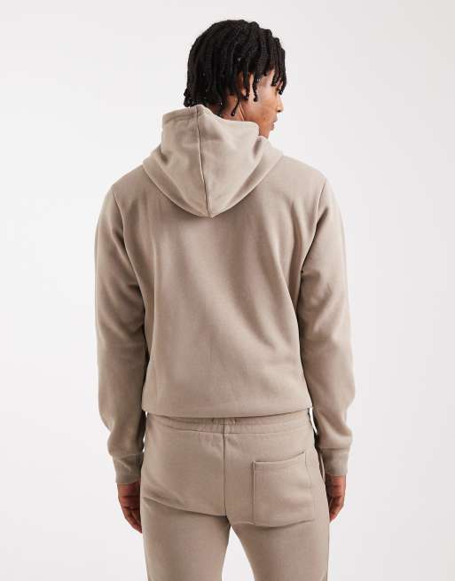 JJ Rebel - Hoodie met logo in beige, 3 van 5