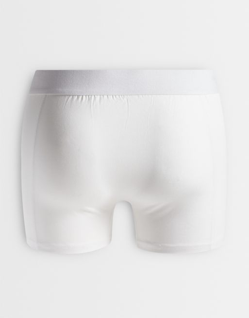 JJ Rebel - Hvide boksershorts i pakke med 3 stks, 2 af 3