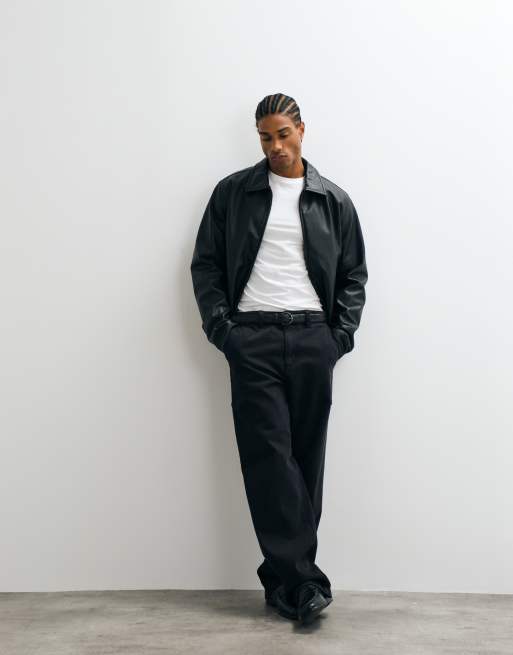 JJ Rebel jakke i imiteret læder med lynlås, 2 af 5