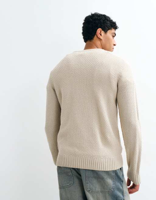 JJ Rebel - jersey de punto de ochos en crema, 5 de 5