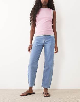 Jj Rebel Kim Mom Fit Jeans In Blue