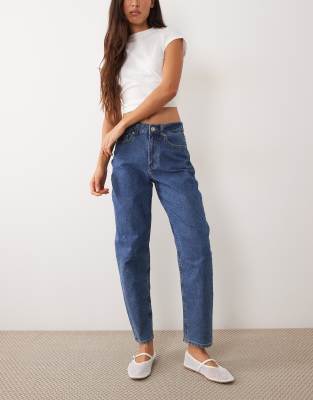 Jj Rebel Kim Mom Fit Jeans In Blue
