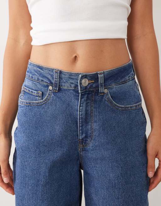 JJ Rebel Kim mom fit jeans in medium blue , 4 of 5