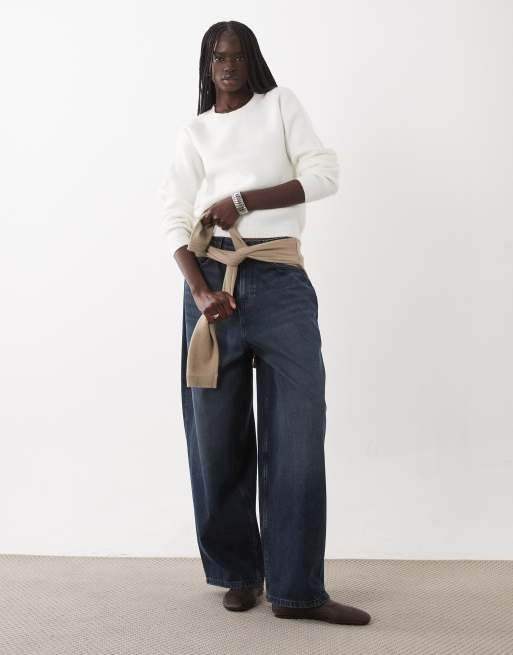 JJ Rebel knitted sweater in white, 2 of 4