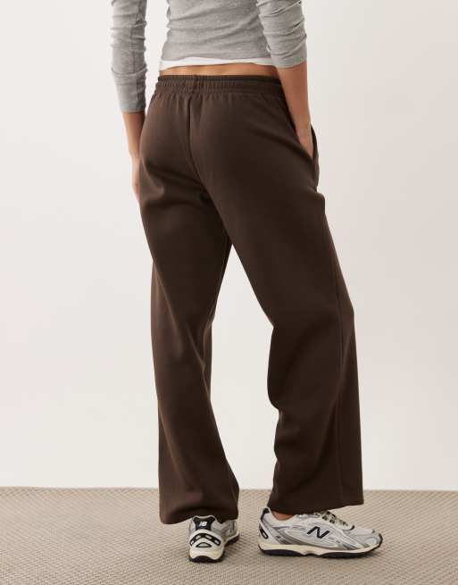 JJ Rebel Kombiteil-Jogger mit weitem Bein in Braun, 4 von 5