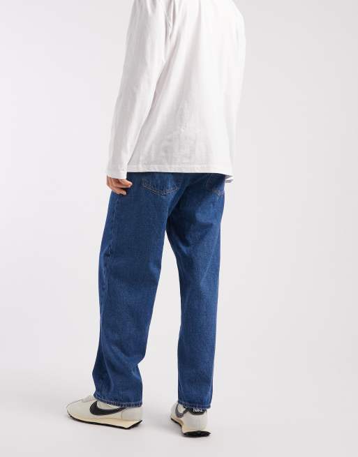 JJ Rebel - Leo - Baggy jeans in donkerblauw, 2 van 5