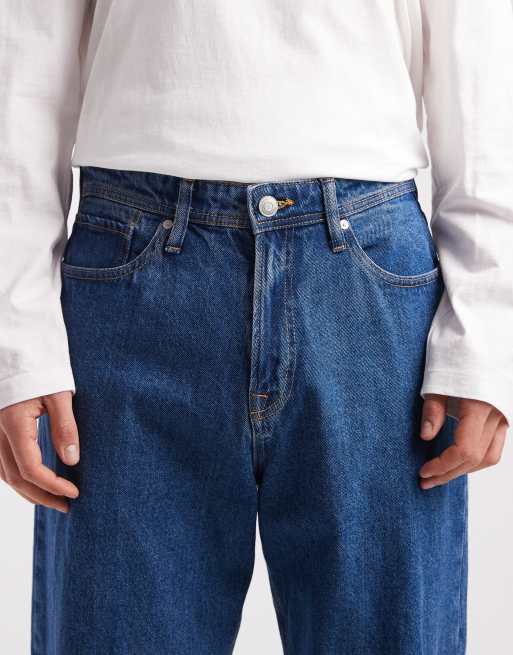 JJ Rebel - Leo - Baggy jeans in donkerblauw, 5 van 5