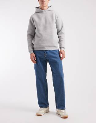 Leo - Baggy-Jeans in Vintage-Blau Blau W33 L30