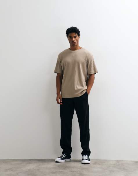 JJ Rebel locker geschnittene Chino-Hose in Schwarz - view 1