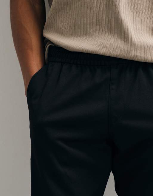 JJ Rebel locker geschnittene Chino-Hose in Schwarz, 2 von 5