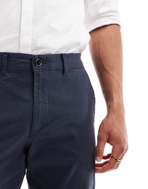 JJ Rebel – Locker geschnittene Chinohose in Marineblau, 5 von 5