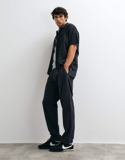 JJ Rebel lockere Cord-Jogger in Asphaltgrau - view 1