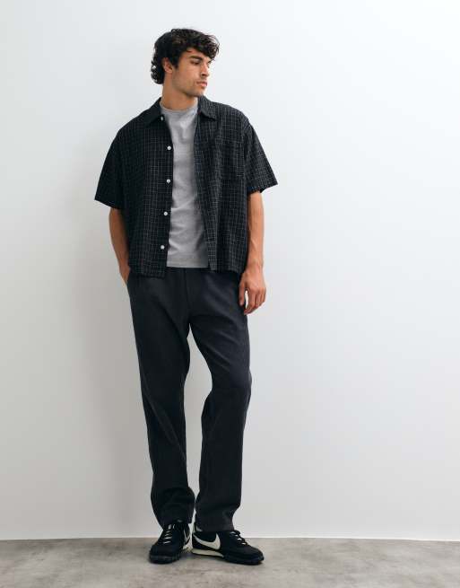JJ Rebel loose fit corduroy jogger in asphalt grey, 2 of 5