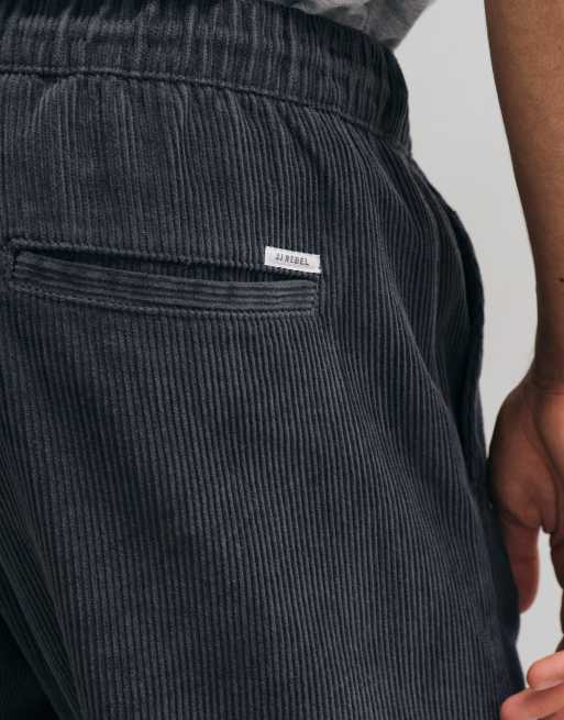 JJ Rebel loose fit corduroy jogger in asphalt grey, 5 of 5