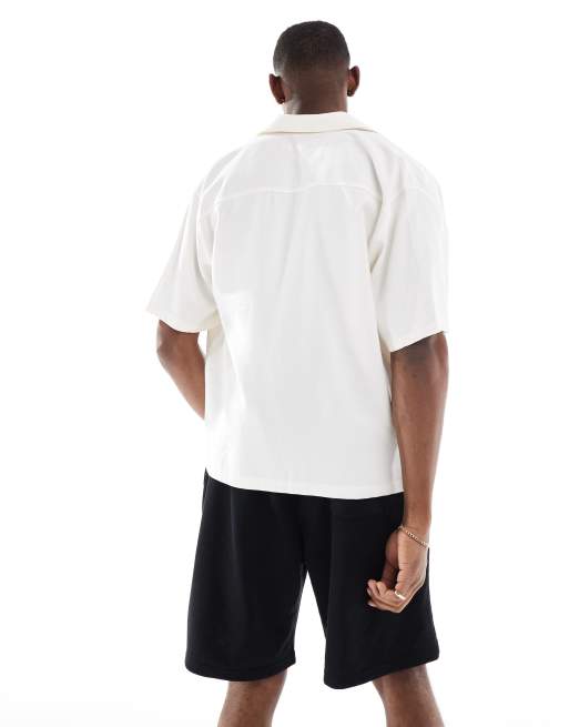 JJ Rebel loose fit jersey shorts in black, 3 of 5