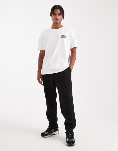 JJ Rebel loose fit trackies in black - view 1