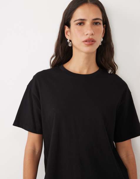 JJ Rebel losvallend T-shirt met korte mouwen in zwart - view 1