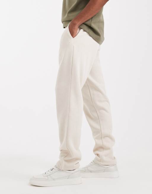 JJ Rebel - Losvallende joggingbroek in beige, 3 van 5