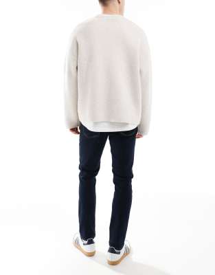 Jj Rebel Luke Slim Fit Jeans In Navy