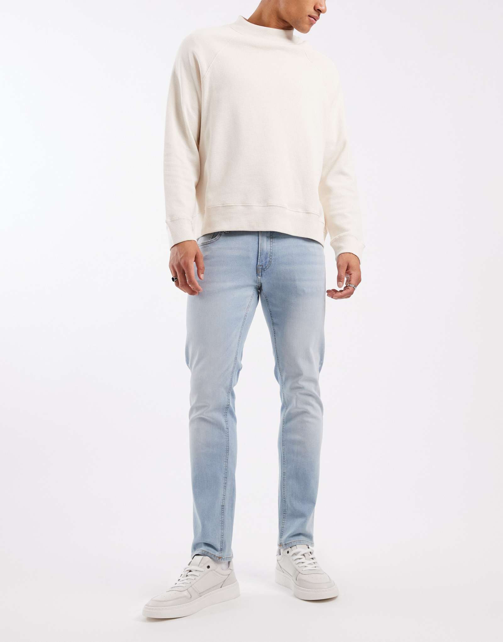 Зауженные джинсы JJ Rebel Luke в легкой винтажной стирке