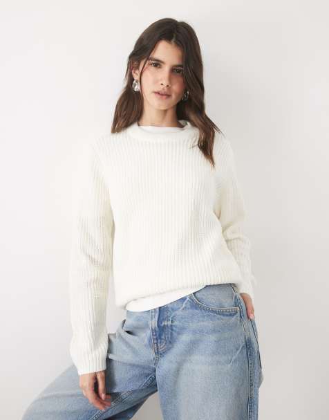 JJ Rebel maglione lavorato a maglia regular fit bianco - view 1
