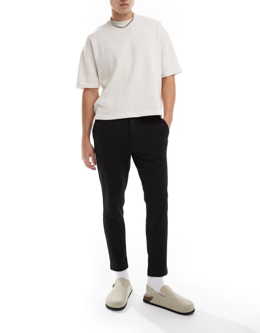 JJ Rebel - Nette slim-fit broek in zwart, 5 van 5