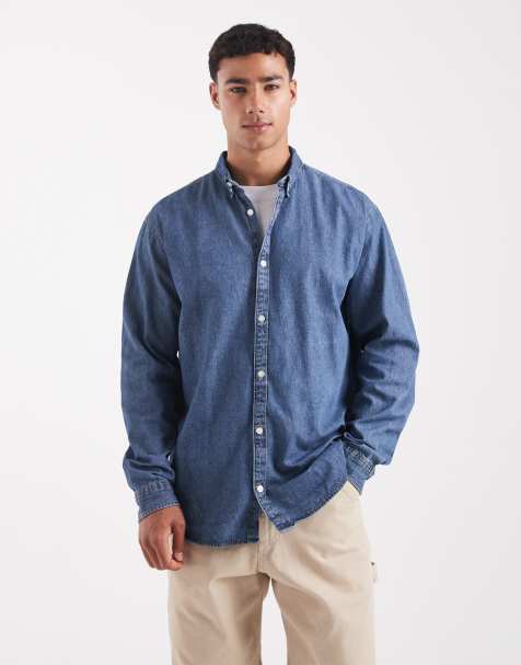JJ Rebel denim shirt in blue
