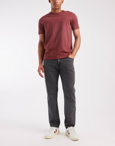 JJ Rebel – Noah – Bleksvarta, raka jeans - view 1