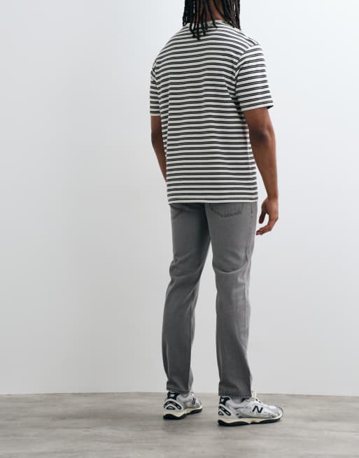 JJ Rebel Noah straight jeans i grå vask, 2 af 5