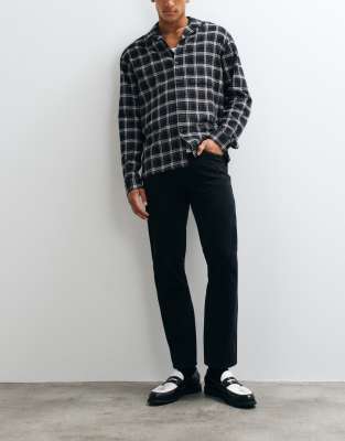 Jj Rebel Noah Straight Jeans In Black