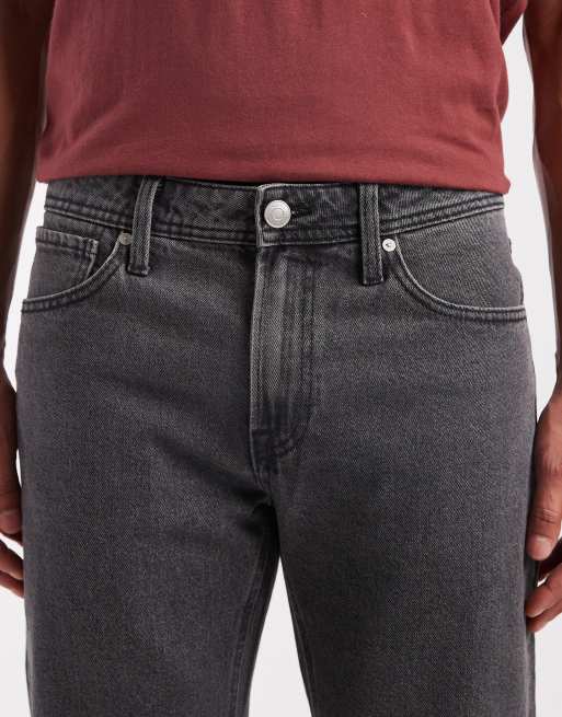 JJ Rebel Noah straight jeans in washed back, 4 of 5
