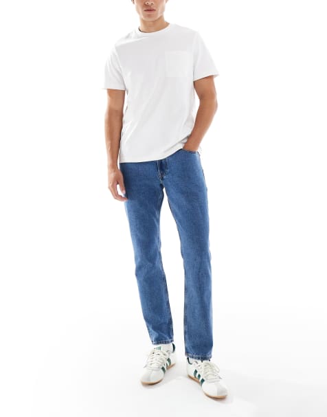 JJ Rebel Noah straight leg jeans in blue - view 1