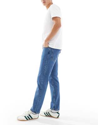 Jj Rebel Noah Straight Leg Jeans In Blue