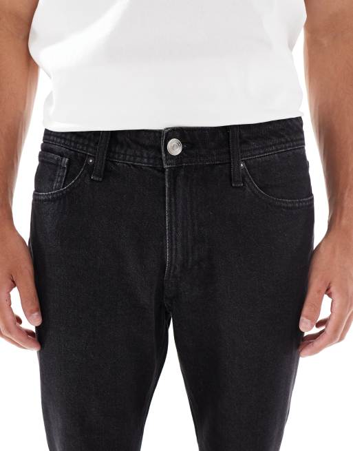 JJ Rebel – Noah – Svarta, raka jeans, 4 av 5