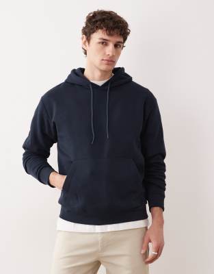Jj Rebel Oversize Hoodie In Blue