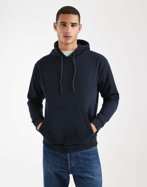 JJ Rebel oversize hoodie in navy - view 1