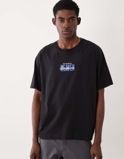 JJ Rebel – Oversize-T-Shirt in Schwarz mit Rückenprint, 5 von 5