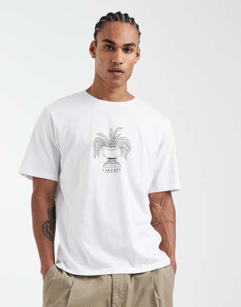 JJ Rebel – Oversize-T-Shirt in Weiß mit Print auf der Brust - view 1