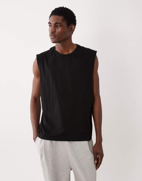 JJ Rebel – Oversize-Tanktop in Schwarz - view 1