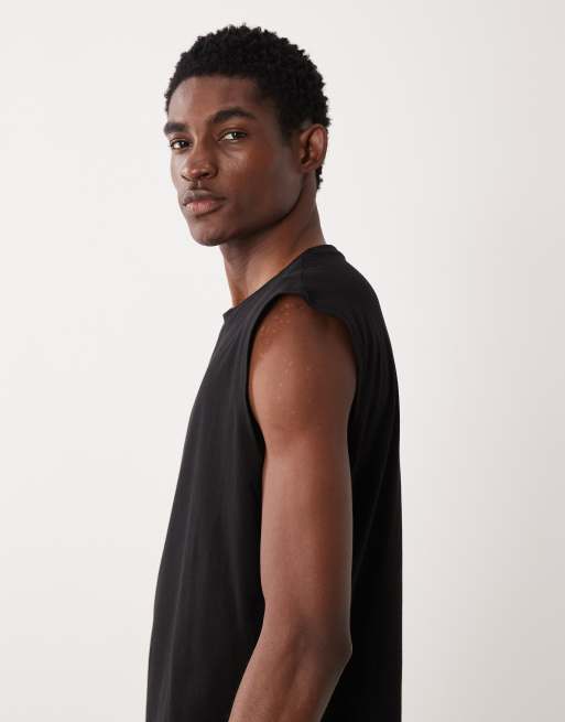 JJ Rebel – Oversize-Tanktop in Schwarz, 4 von 5