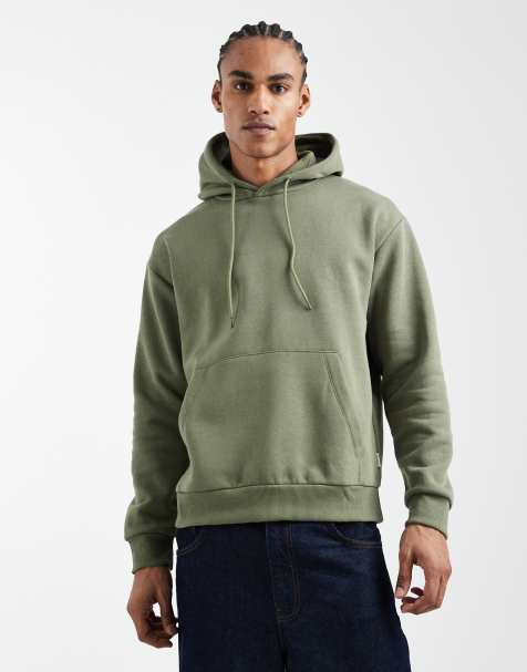 JJ Rebel - Oversized hoodie in groen - view 1
