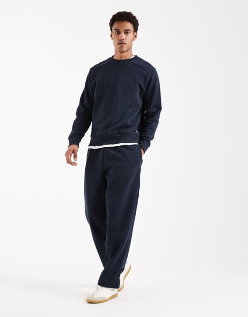 JJ Rebel oversized sweat shirt in navy - part of a set, 2 of 5