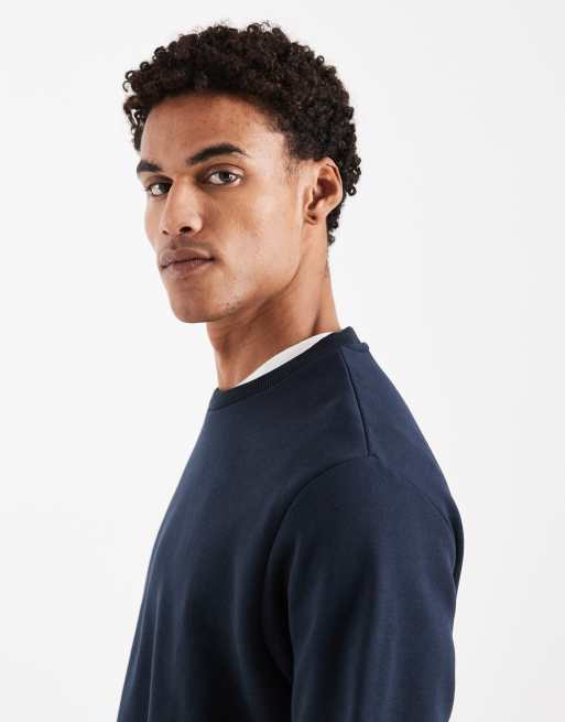JJ Rebel oversized sweat shirt in navy - part of a set, 4 of 5