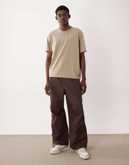JJ Rebel - Oversized T-shirt i beige vask, 2 af 5
