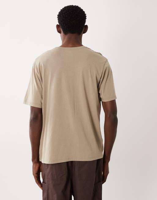 JJ Rebel - Oversized T-shirt i beige vask, 5 af 5