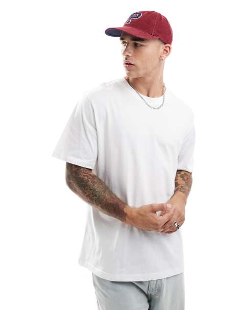 JJ Rebel - Oversized T-shirt i hvid - view 1