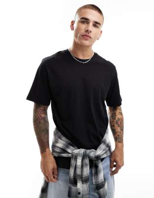 JJ Rebel JJ Rebel oversized t-shirt in black