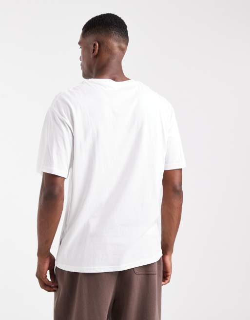 JJ Rebel - Oversized T-shirt met ronde hals in wit, 3 van 5