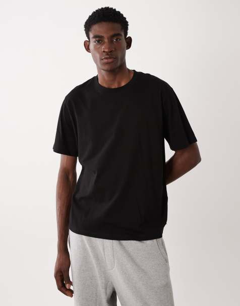 JJ Rebel - Oversized T-shirt met ronde hals in zwart - view 1