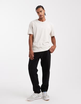 Jj Rebel Oversized T-shirt With Japanese Back Print In Neutral